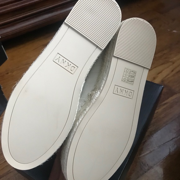 DKNY Mer Peep Toe Espadrilles in Ivory - Picture 5 of 7